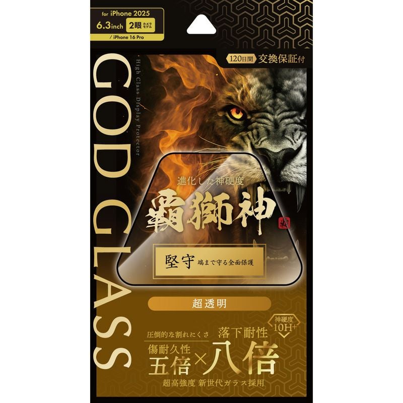 iPhone 17 / 16 Pro】ガラスフィルム 「GOD GLASS 覇獅神」堅守 覗き見
