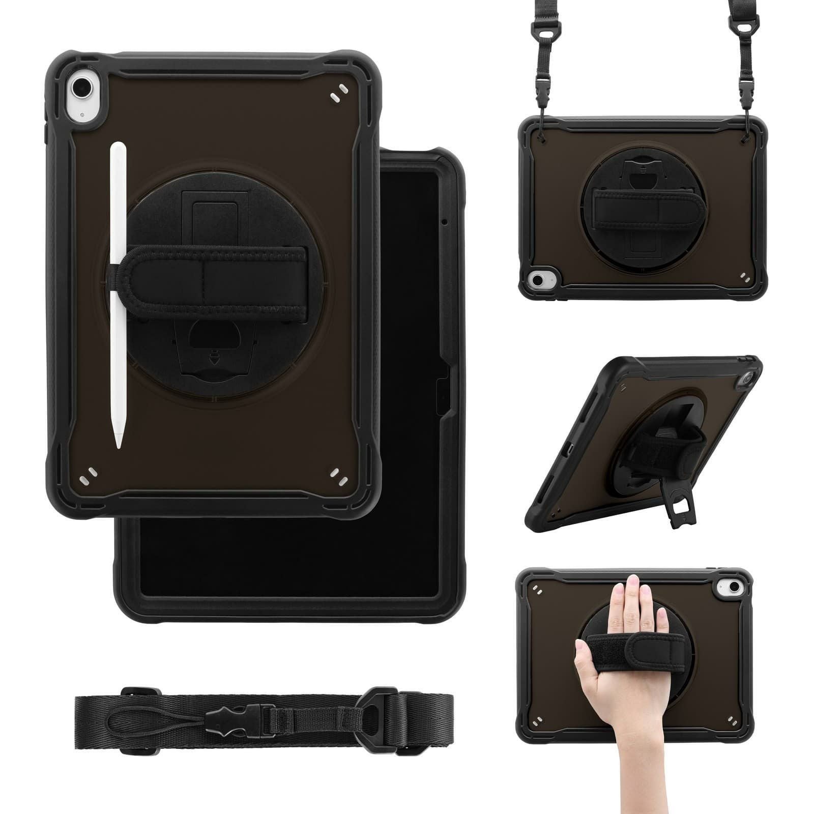 iPad 11inch (A16)/iPad 10.9inch (第10世代)】縦横スタンド可能 360度